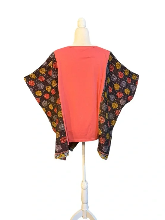 Handcrafted Upcycled Dolly Parton Kantha Tunic NWT One Size - Picture 7 of 10